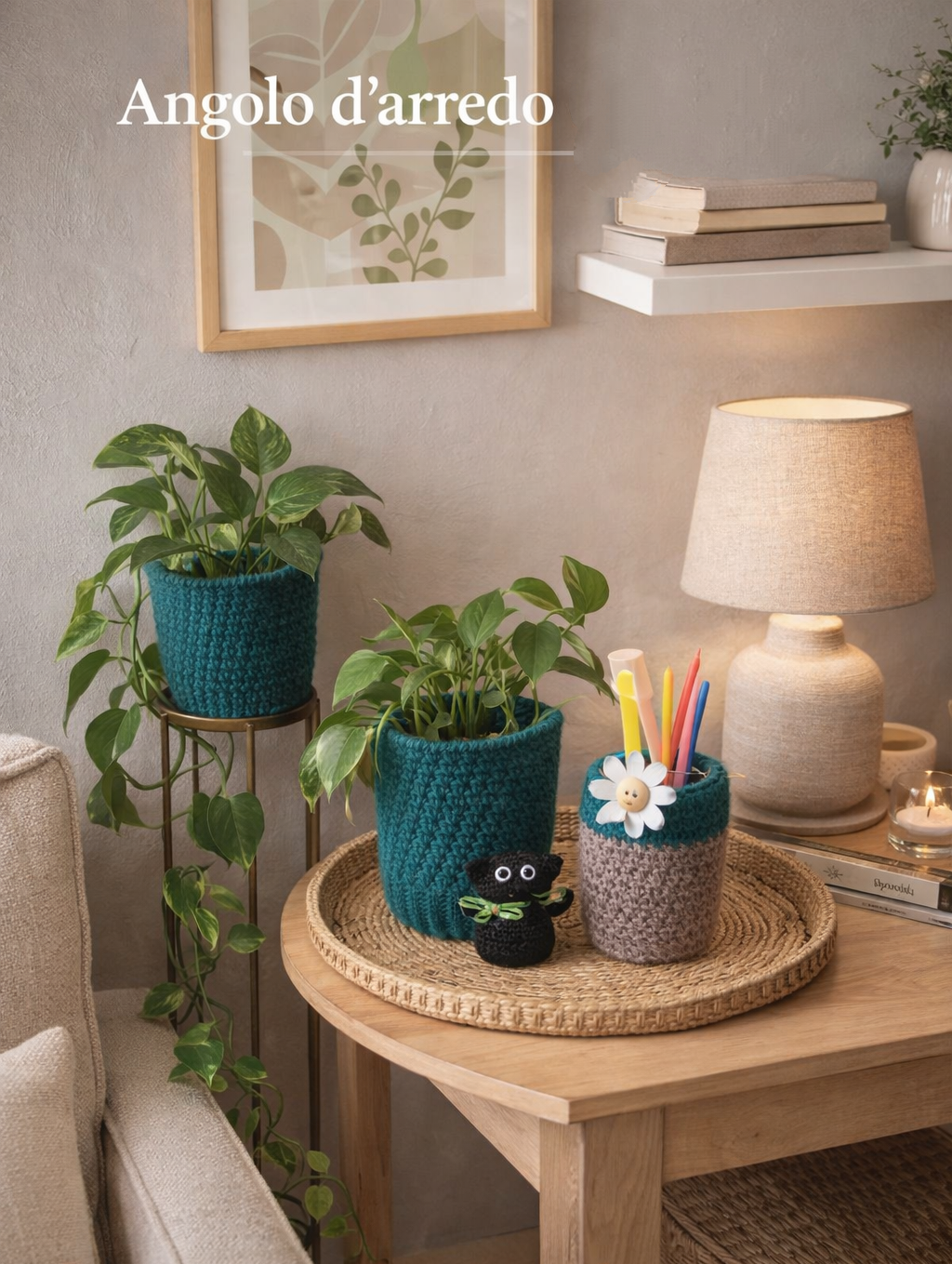 Copri vaso crochet